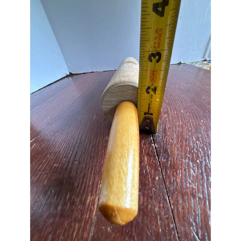 Vintage Wooden Rolling Pin 17.5‎ Inch Natural Wood Kitchen Baking Tool Classic